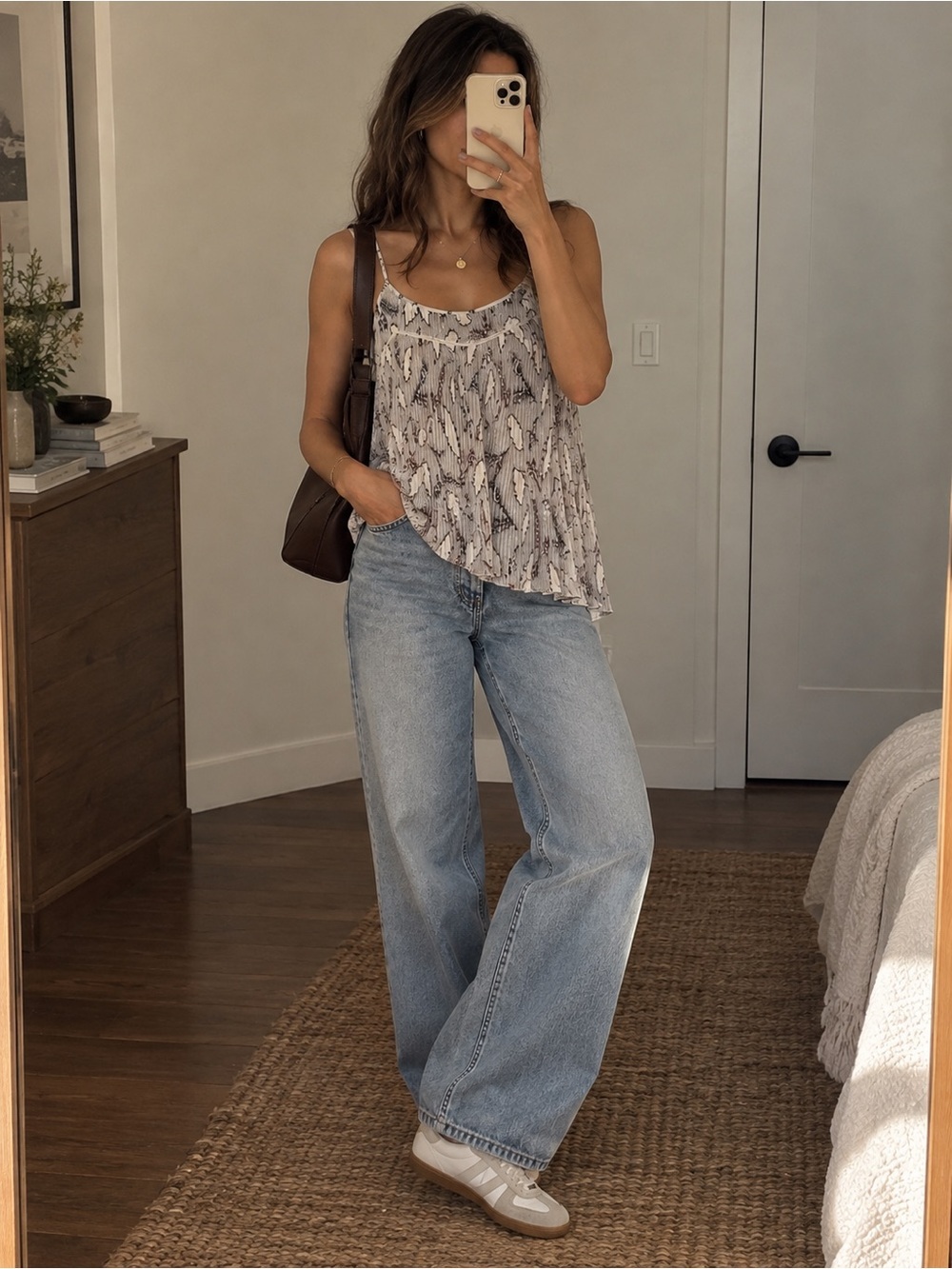 NWOT Chelsea28 Pleated Camisole